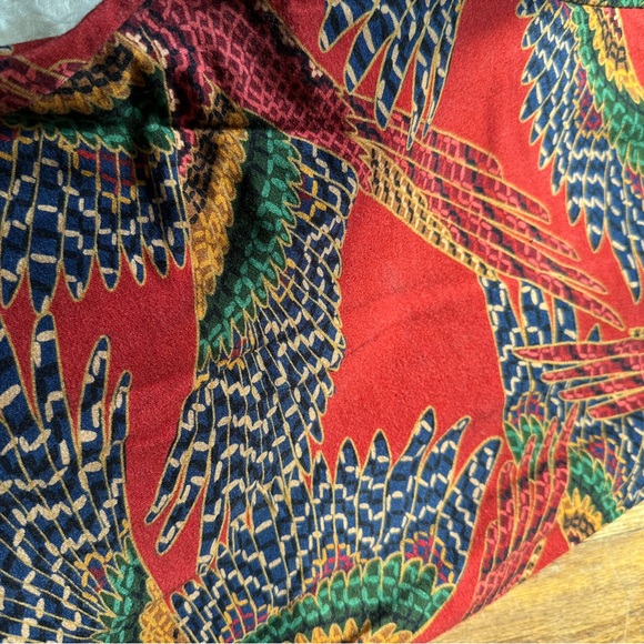 COPY - Farm Rio Vibrant Red Parrot Print Pants - Picture 5 of 8